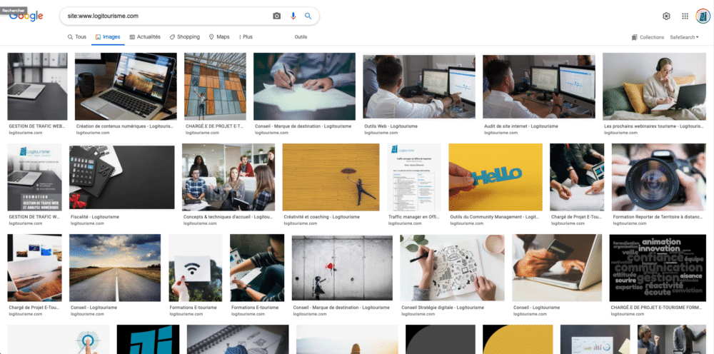 Référencer ses images dans Google - Logitourisme